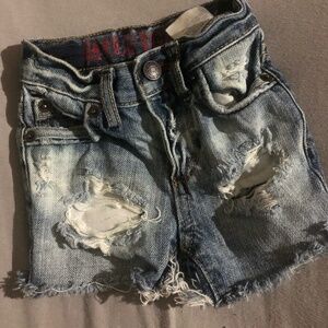 3-6 Custom Hand Distressed Tommy Hilfiger Shorts